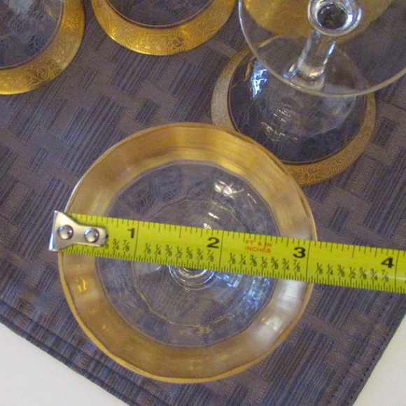 Tiffin Franciscan Ramble Rose Cocktail glasses - Picture 7 of 8